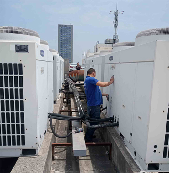 柳林中央空调制热和不制冷系统维修方法